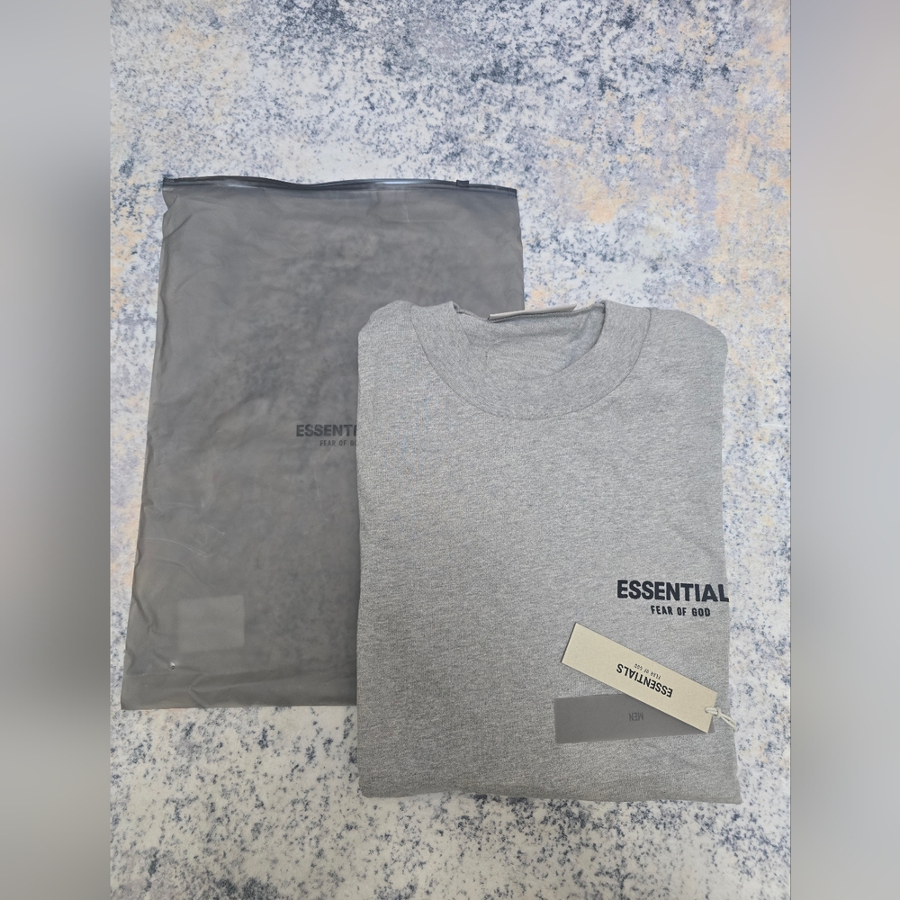 Essentials Fear Of God Dark Oat Tshirt Size Large NWT